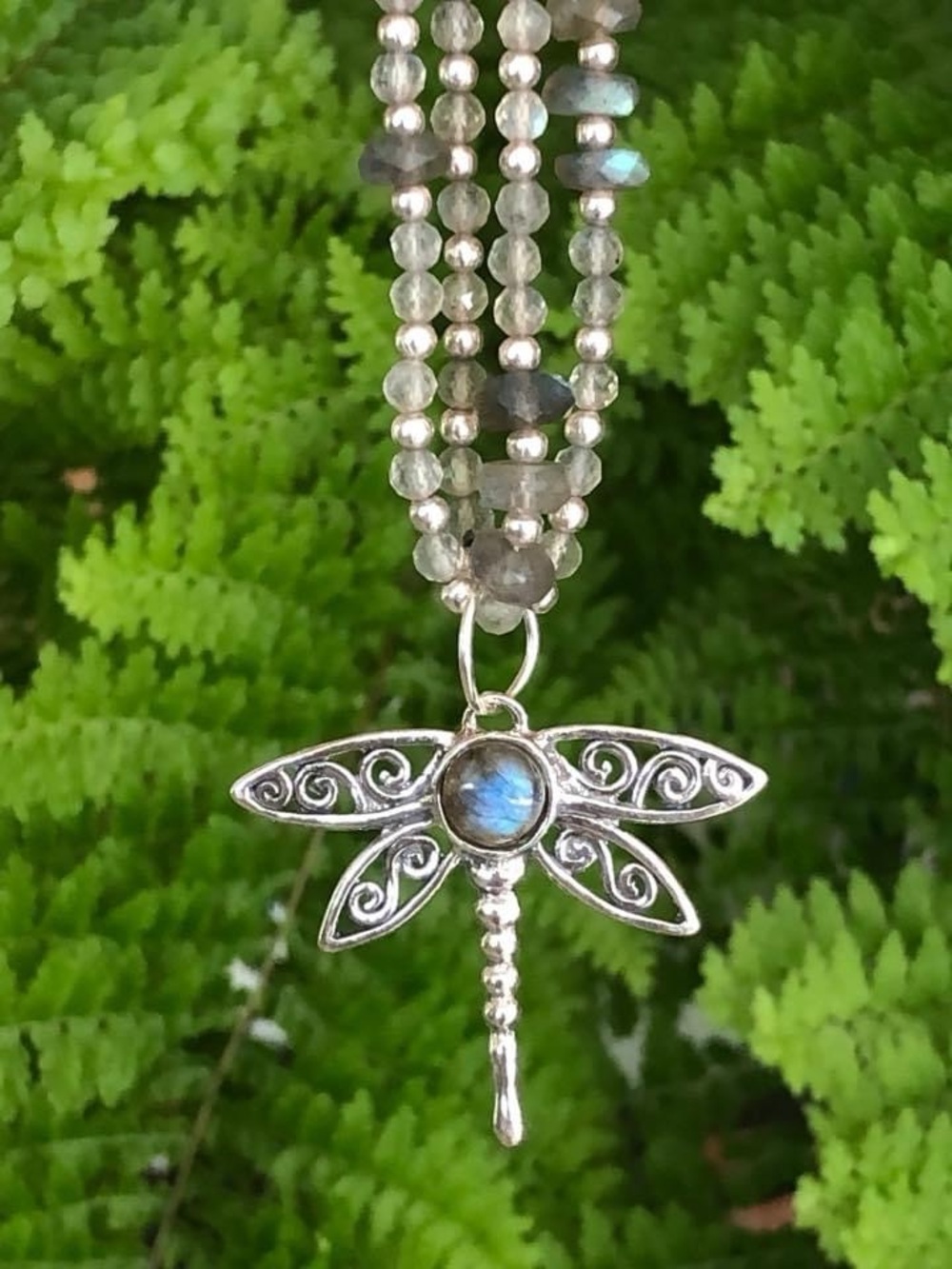 Grace & Heart Maravista necklace & Dragon Fly Pendant